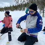 Arctic Ski-in Family - Lapland National Park, Slopes, Trails, Just Steps From Local Services, Yet Peaceful Апартаменты *