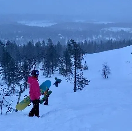 Apartment Arctic Lapland In Family Studio, Wi-fi, National Park - Lapland